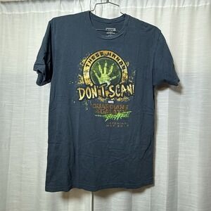 Marvel T-Shirt Mens L Gray Graphic Cotton Guardians of the Galaxy Breakout 2017